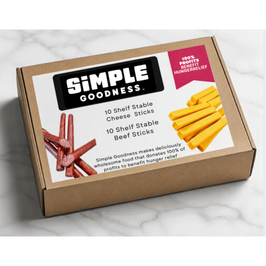 Simple Goodness™ 20-Pack Shelf Stable Beef & Cheese Snack Box